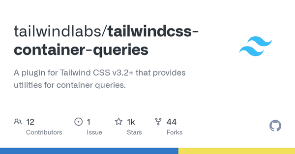 Tailwind Container Queries Plugin