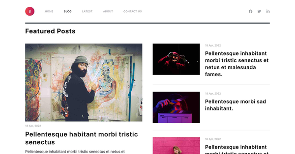Bloglight - Premium Blog Template