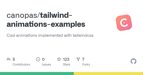 Tailwind Animations Examples - Canopas