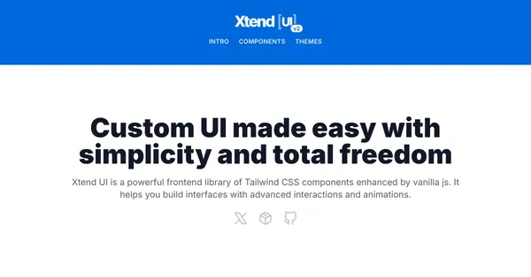 Xtend UI - Frontend library