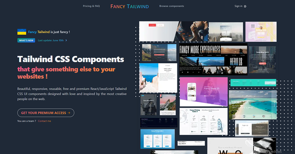 Fancy Tailwind – Animated Components