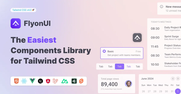 FlyonUI - Free Tailwind CSS Components