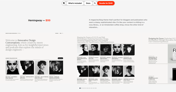 Hemingway – Tailwind CSS Blog & Podcast Template