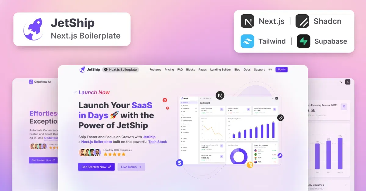 JetShip - Next.js SaaS Boilerplate