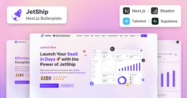JetShip - Next.js SaaS Boilerplate