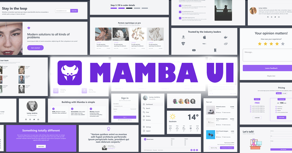 Mamba UI - Free UI components