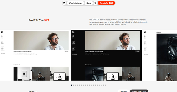 ProFolioX – Tailwind CSS Portfolio Template