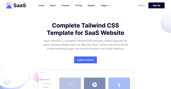 SaaS - Template for SaaS and Software 