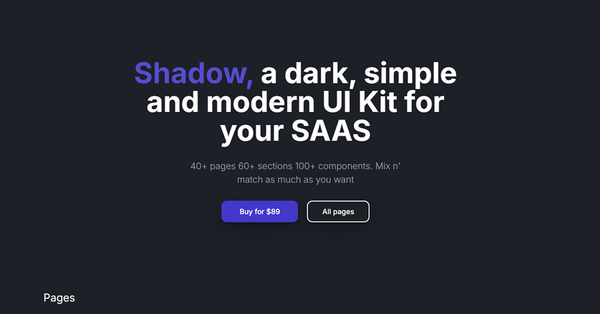 Shadow UI Kit