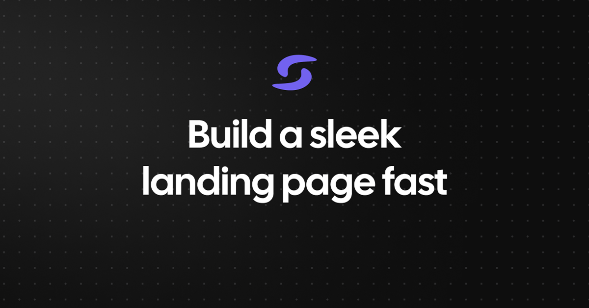 Sleek - Generate a sleek landing page