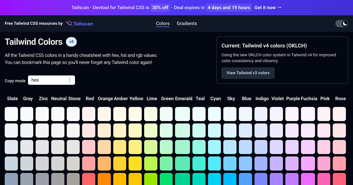 Tailscan Colors: Effortless Color Management