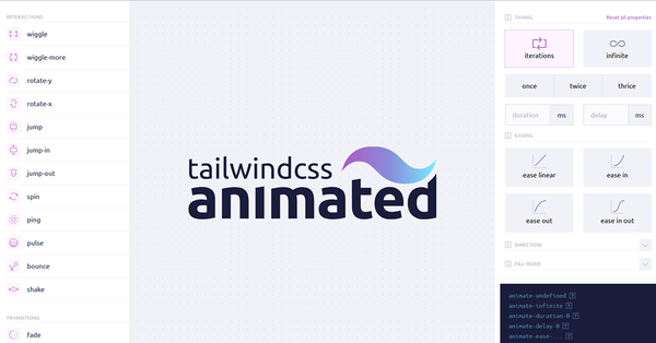 Tailwind CSS Animated