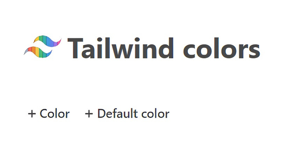 Tailwind colors